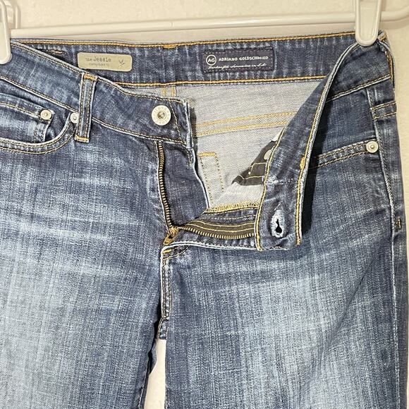 AG Jeans Womens 27 Jessie Curvy Cropped Bootcut Raw Hem 29x26 Low Rise - Picture 9 of 11